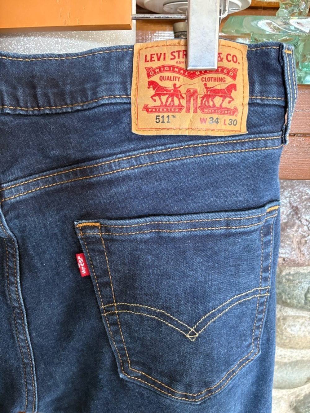 Levi’s 511 Men’s Slim Fit Jeans - size 34x30 - Dark Wash